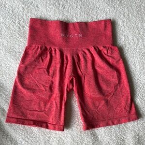 NWOT NVGTN Candy Red Bike Shorts